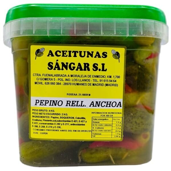 Ansjosfyldte asier 2 kg nej