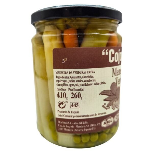Menestra de verduras "Cojonuda" Mateo 280 gr - Imagen 3