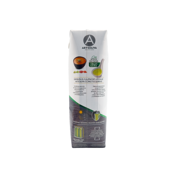 Andalúzske gazpacho s extra panenským olivovým olejom ARTEOLIVA 1 liter - Obrázok 2