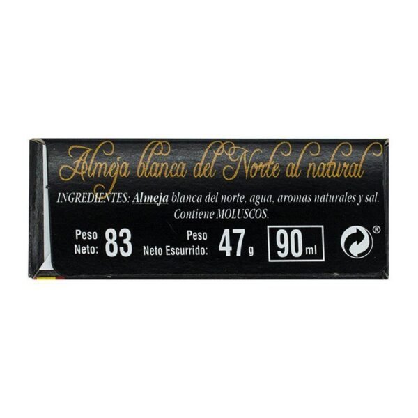 Almejas blanca del norte al natural Oti 90 gr - Imagen 3
