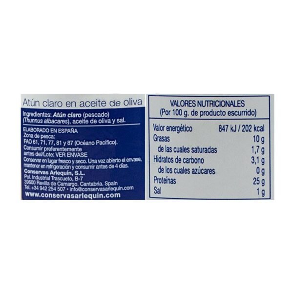 Atún Aceite de Oliva 220 gr - Imagen 2