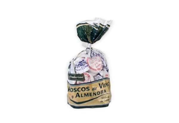 Roscos de vino y almenda bolsa 300 gramos La Ponderosa - Imagen 2