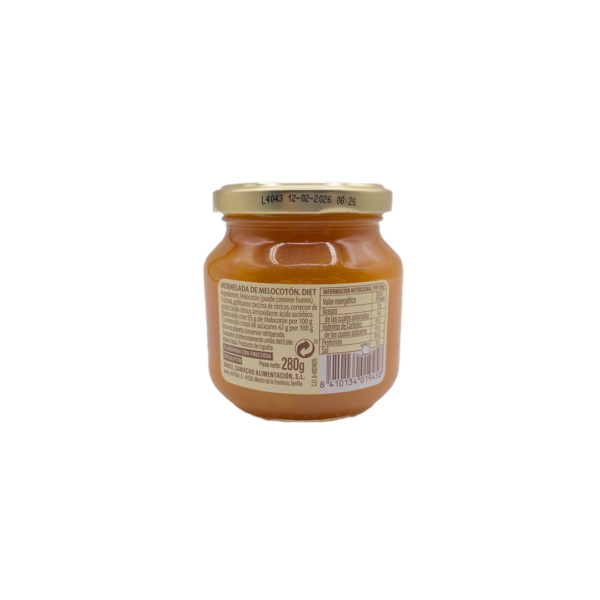 La Vieja Fábrica mermelada de Melocotón DIET 280 gr - Imagen 2