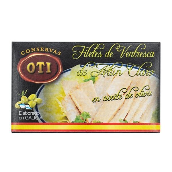 250 unidades Ventresca de Atún Oti en aceite oliva 120gr - Imagen 3