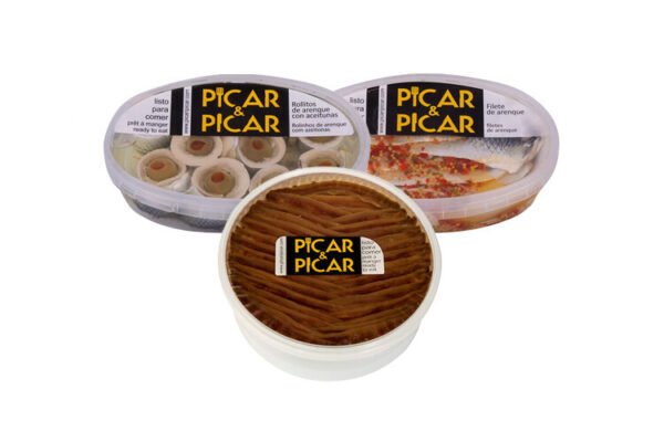 Parti 3C Kantabrisk ansjosfilet - sildefileter - sildefileter med oliven Picar&Picar