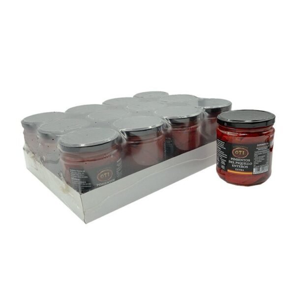 Pimientos piquillo enteros extra Oti 430 gramos - Imagen 5