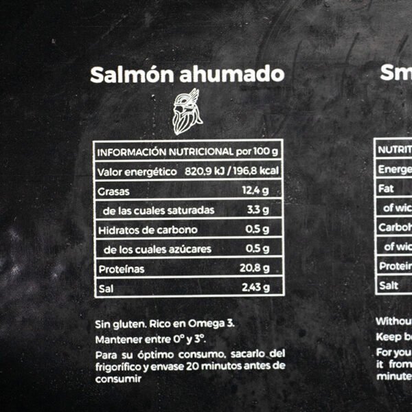 Salmón Noruega ahumado - Puerto Faroe - 600 gr - Imagen 3
