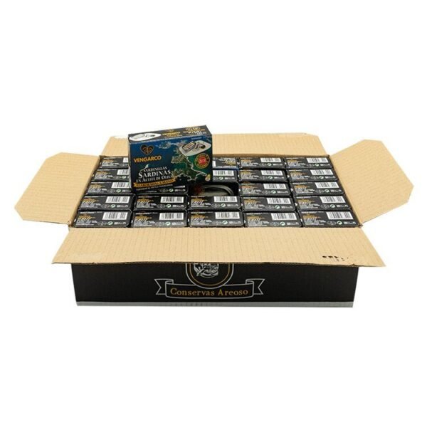 Sardinilla 25/35 Areoso en aceite de oliva 120gr 25 unidades