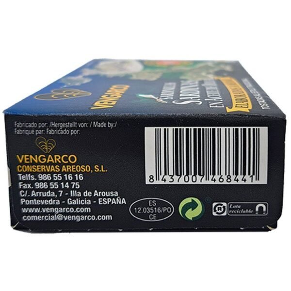 Sardinilla 25/35 Areoso en aceite de oliva 120gr 25 unidades - Imagen 4