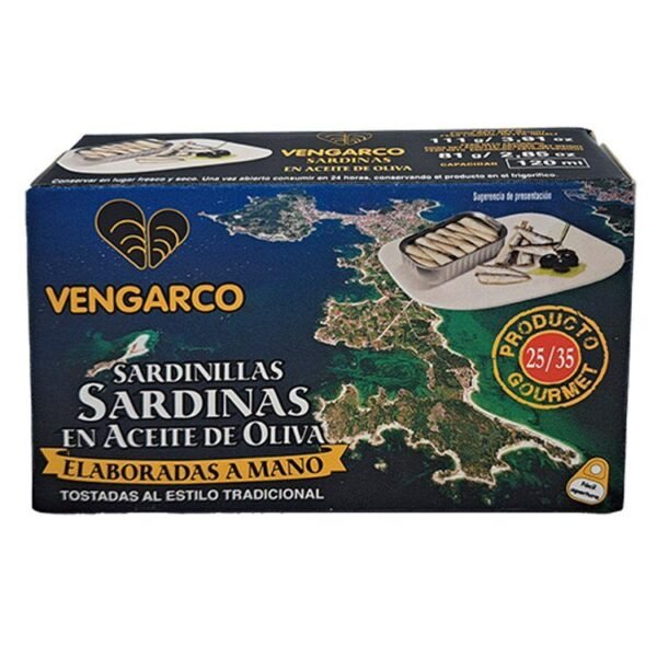 Sardinilla 25/35 Areoso en aceite de oliva 120gr 25 unidades - Imagen 5