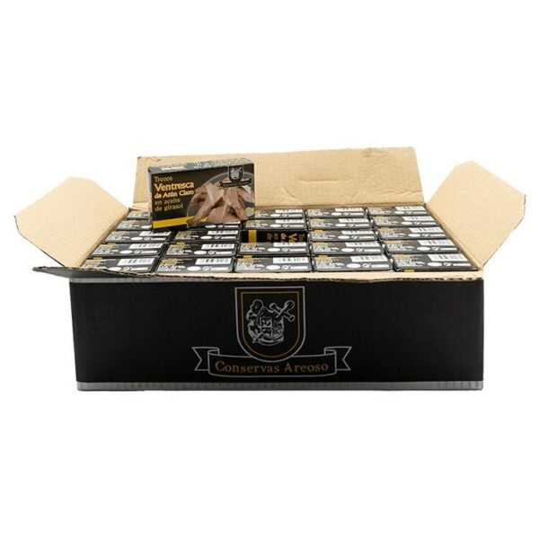 Trozos de Ventresca de Atún Areoso 120gr 250 unidades