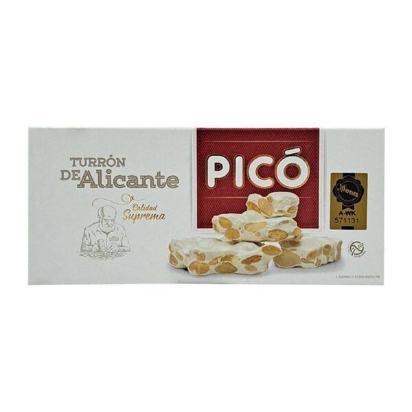 Turrón Picó af højeste kvalitet Almendrado 200 gram Jijona