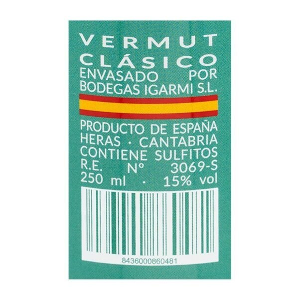 Vermut Clásico los Cántabros 0,25 Lata by bodegas Igarmi - Imagen 2