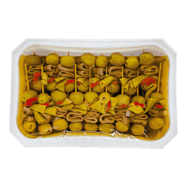 Mini pajaritos con anchoa del Cantábrico picantes Bokeo 100 unidades - Imagen 2